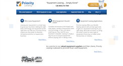 Desktop Screenshot of priorityleasing.net